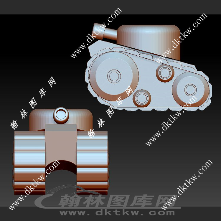 坦克-立体圆雕图（SKT-460）展示