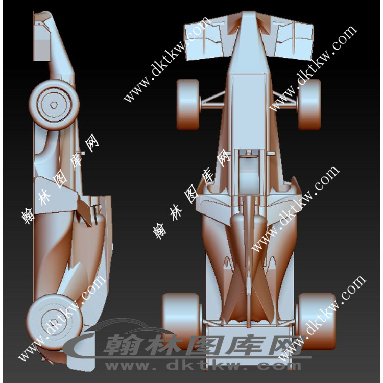 F1赛车模型立体圆雕图（RNG-266）展示