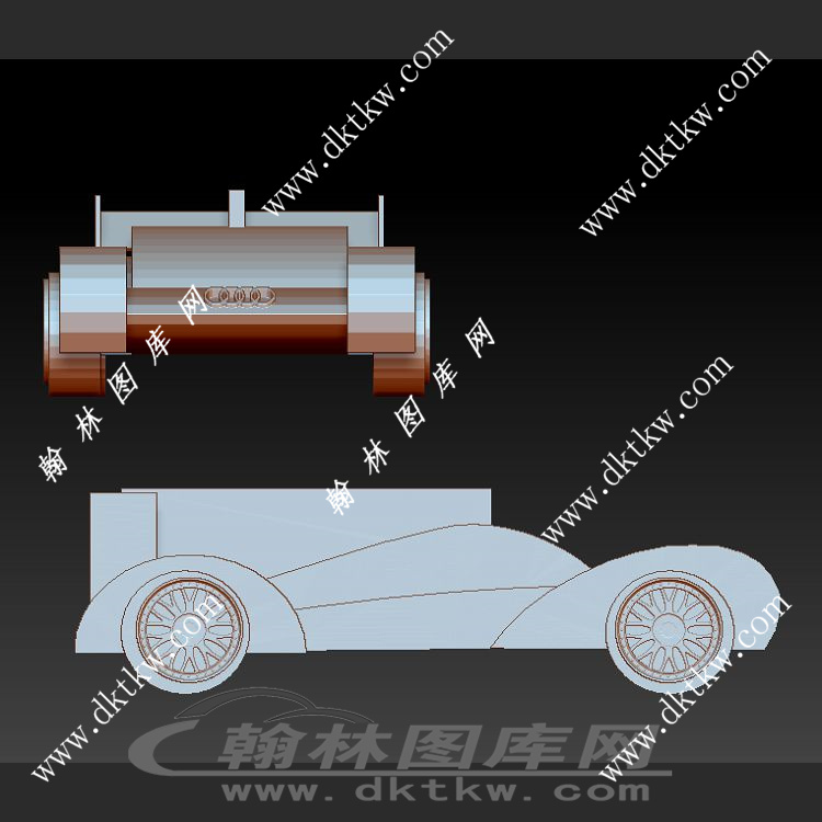 奥迪赛车立体圆雕图（SKT-289）展示