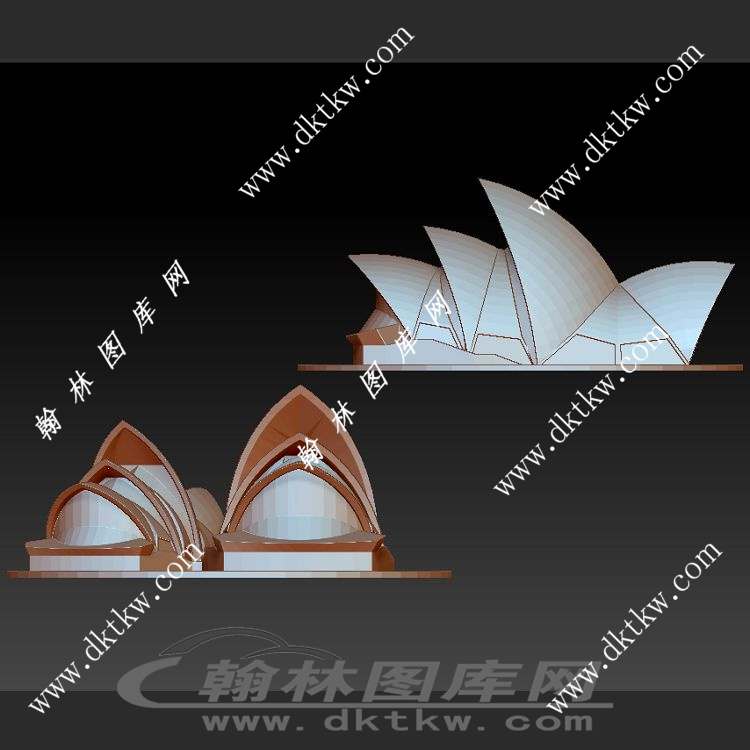 悉尼歌剧院立体圆雕图（SKT-847）展示