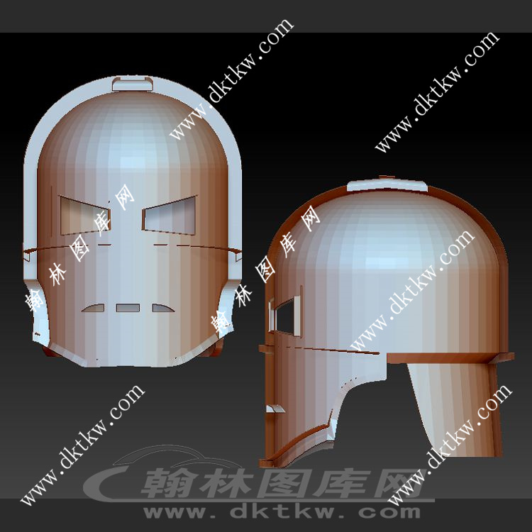 钢铁侠的头盔立体圆雕图（SKT-337）展示
