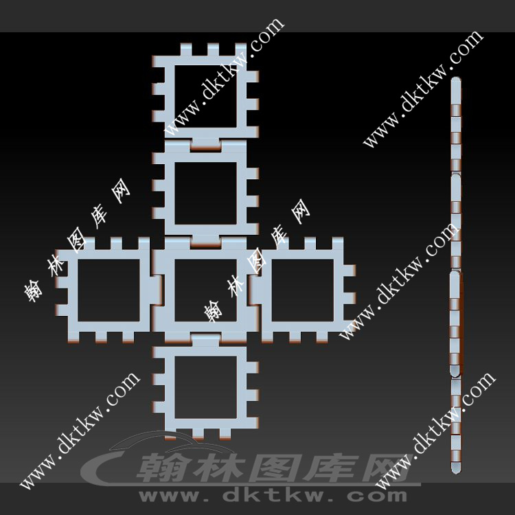 铰链立体圆雕图（SKT-259）展示