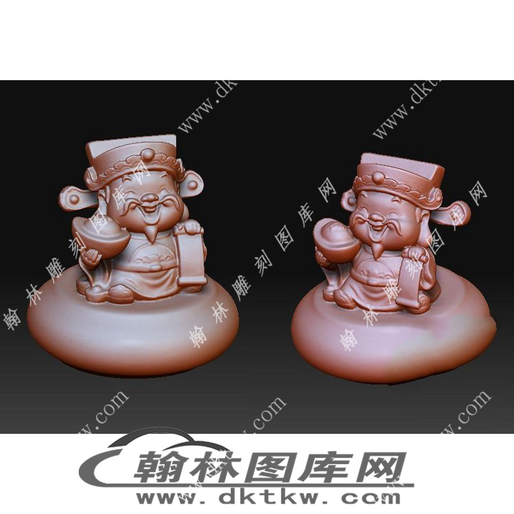 小财神立体圆雕图（YDS-588）展示