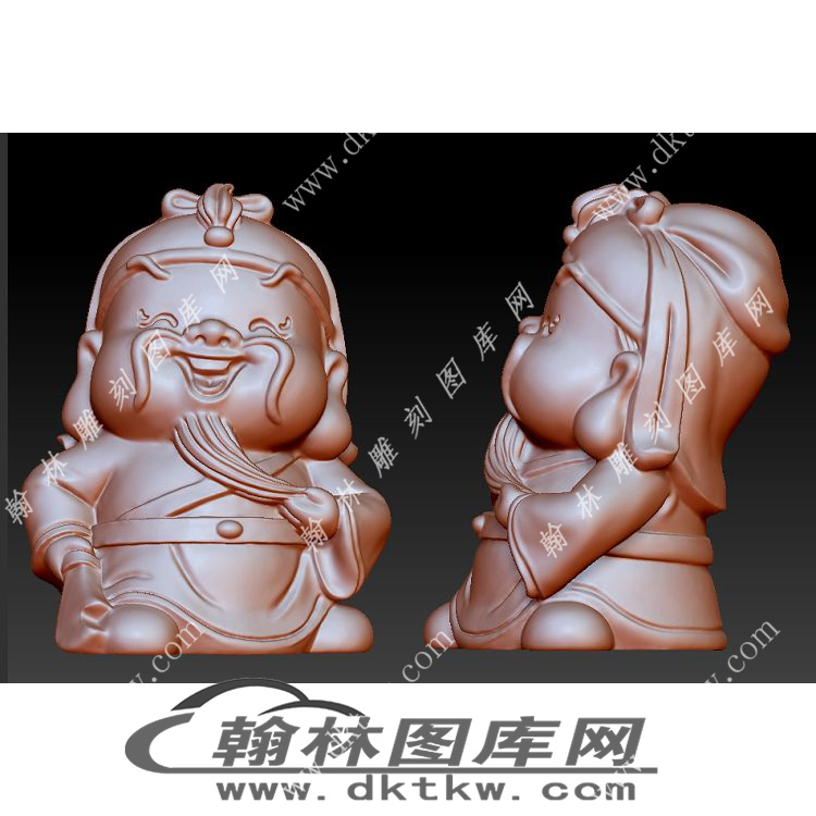 小关公立体圆雕图（YDS-602）展示