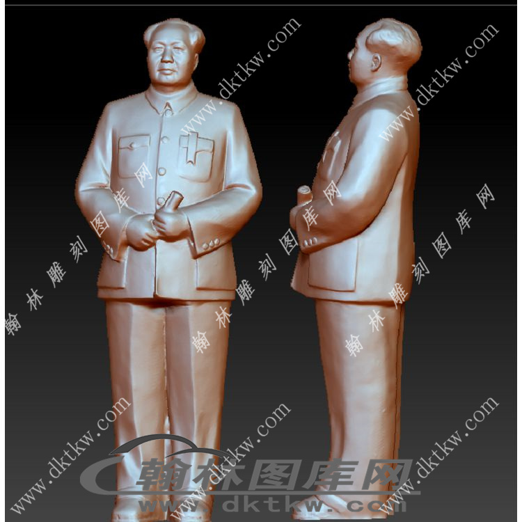 毛主席铜像立体圆雕图（YDS-685）展示