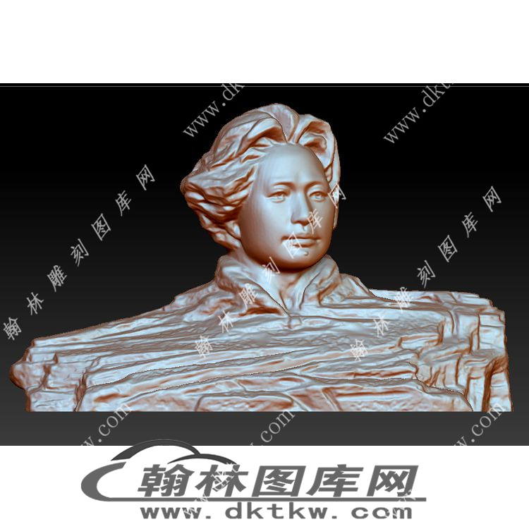 青年毛泽东立体圆雕图（YDS-611）展示