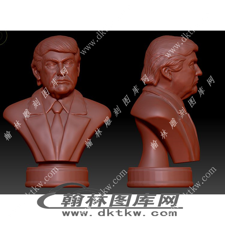 特朗普立体圆雕图（YDS-853）展示