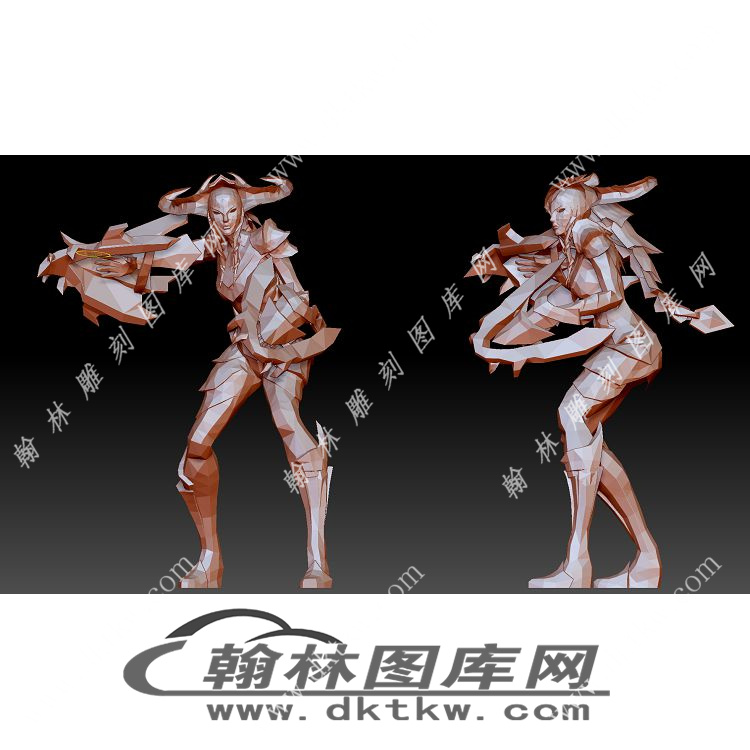 龙血武姬立体圆雕图（YDS-877）展示