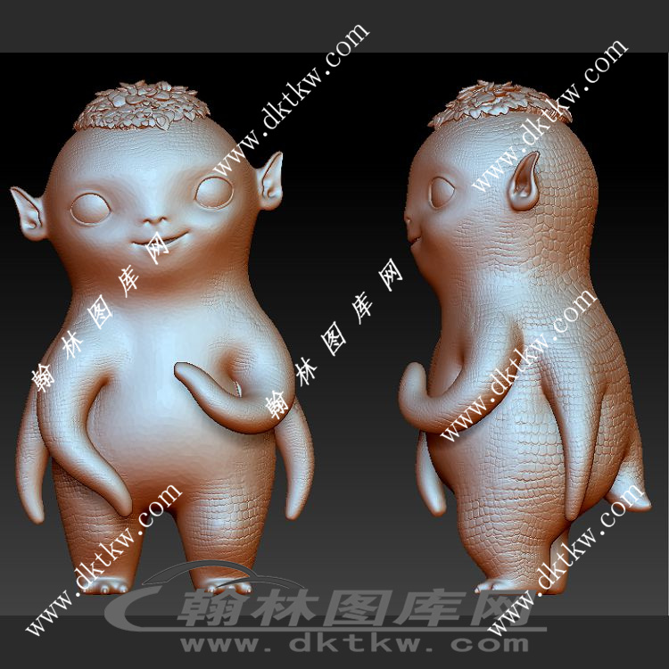 胡巴-捉妖记立体圆雕图（SKT-718）展示