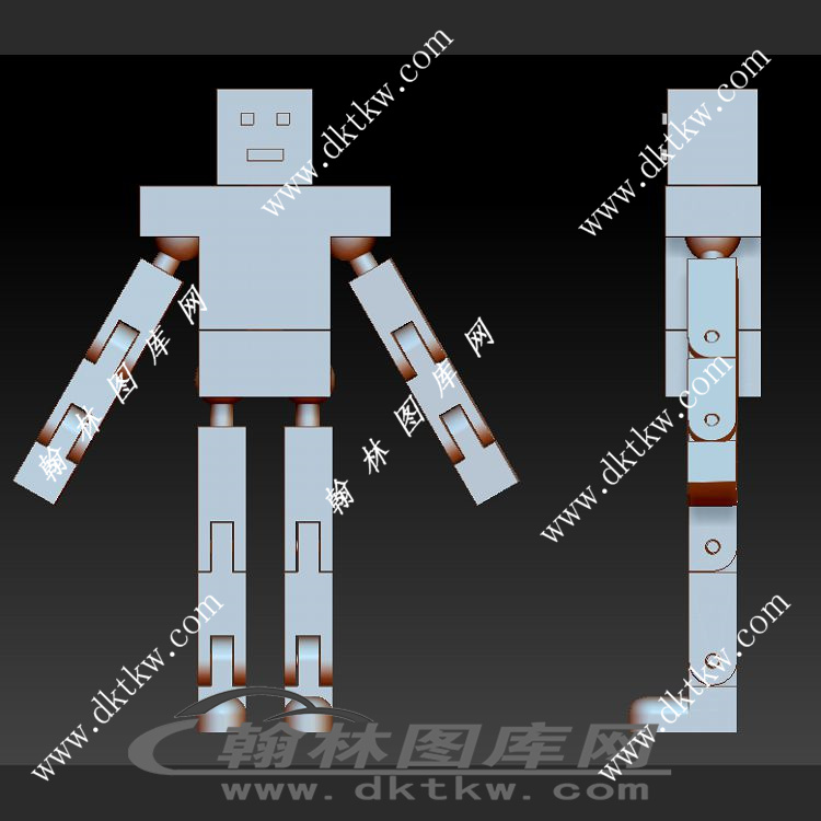 积木人立体圆雕图（SKT-362）展示