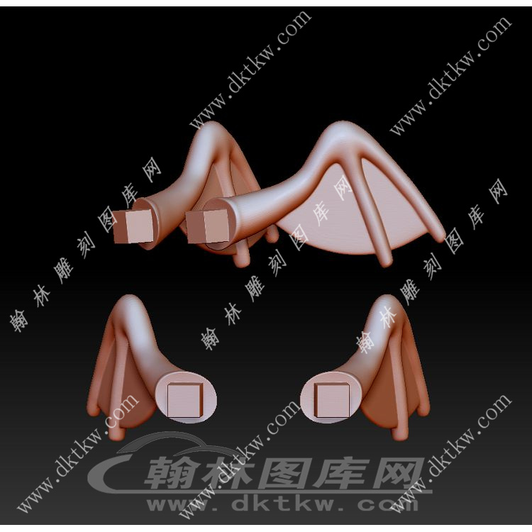 卡通翅膀立体圆雕图（YDS-858）展示