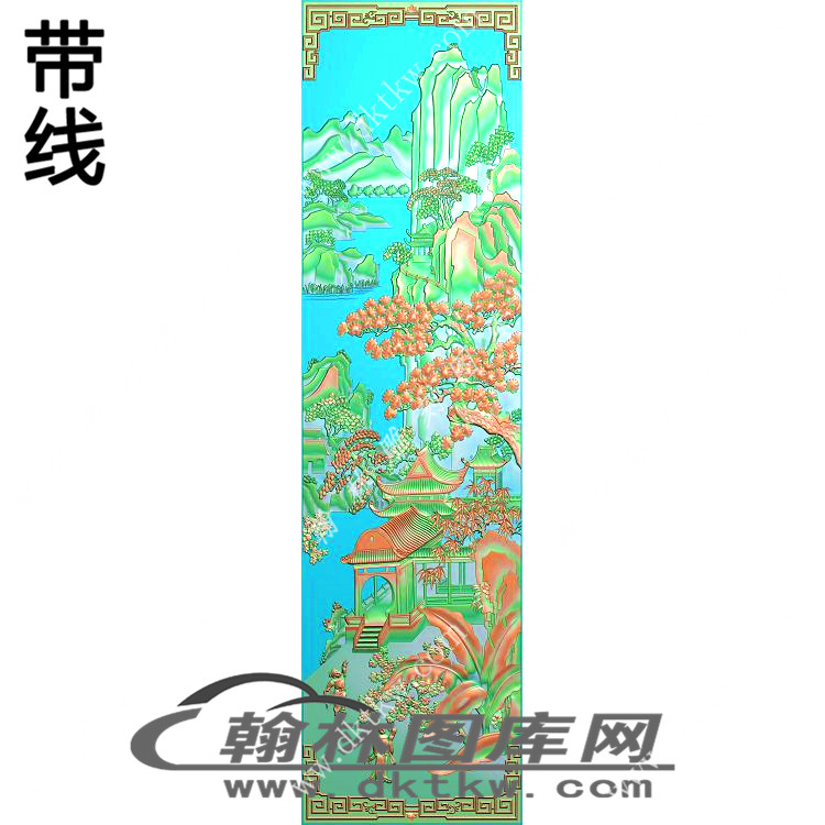 静香风景色精雕图（EDG-448）展示
