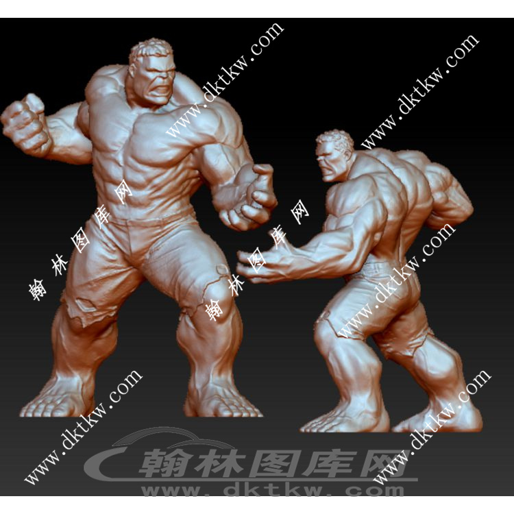 绿巨人洛克立体圆雕图（RNG-032）展示