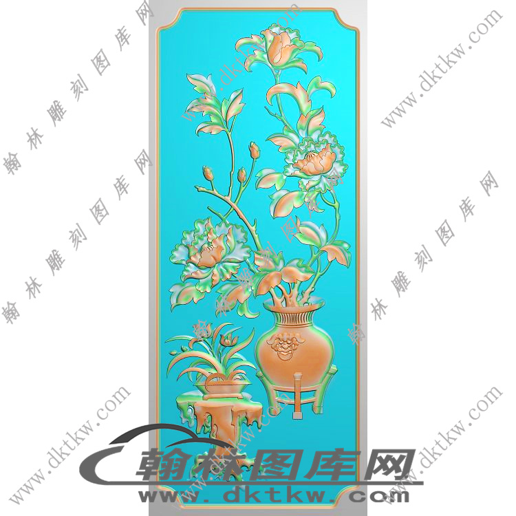 牡丹精雕图（RNG-577）展示
