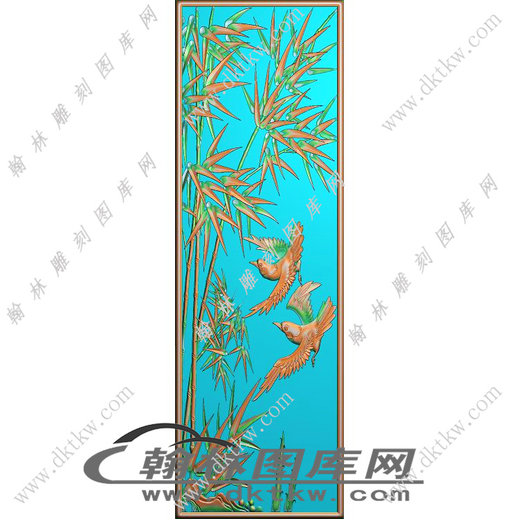 鸟竹精雕图（EDG-471）展示