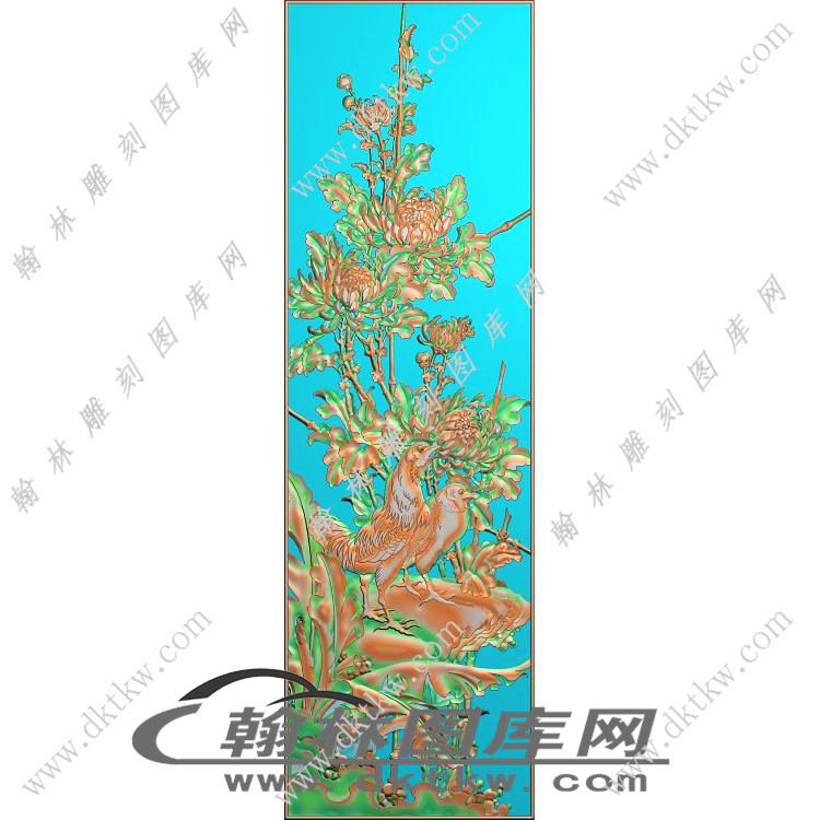 秋菊精雕图（EDG-479）展示
