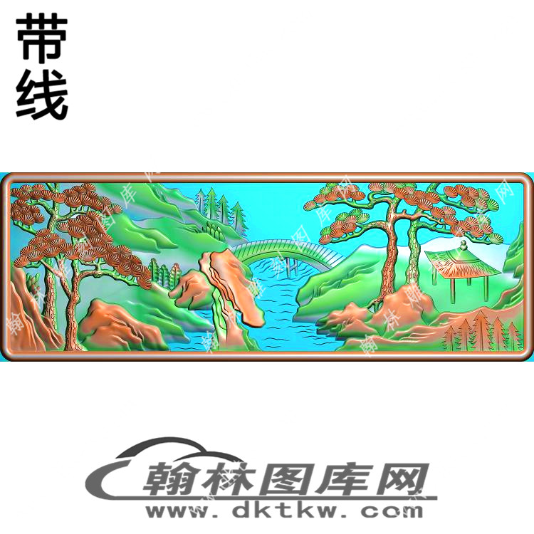 山水精雕图（RNG-549）展示