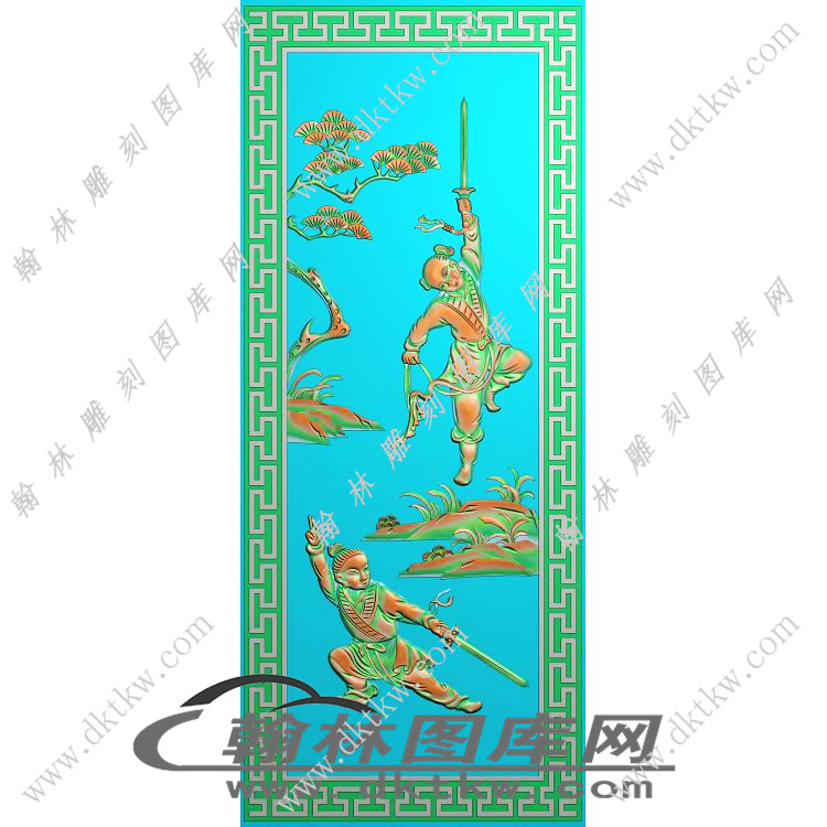 戏耍儿精雕图（EDG-740）展示