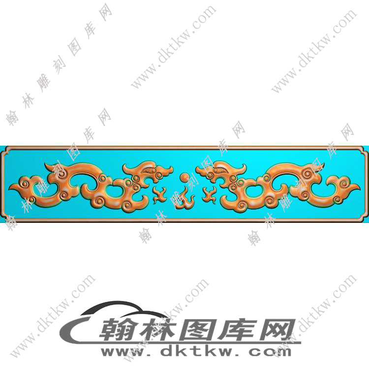 百鸟罗汉床小牙板短精雕图（EDG-784）展示