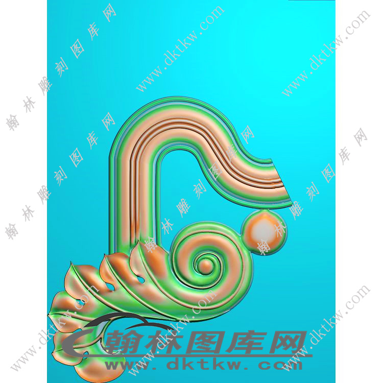 宝座椅脑精雕图（EDG-1027）展示