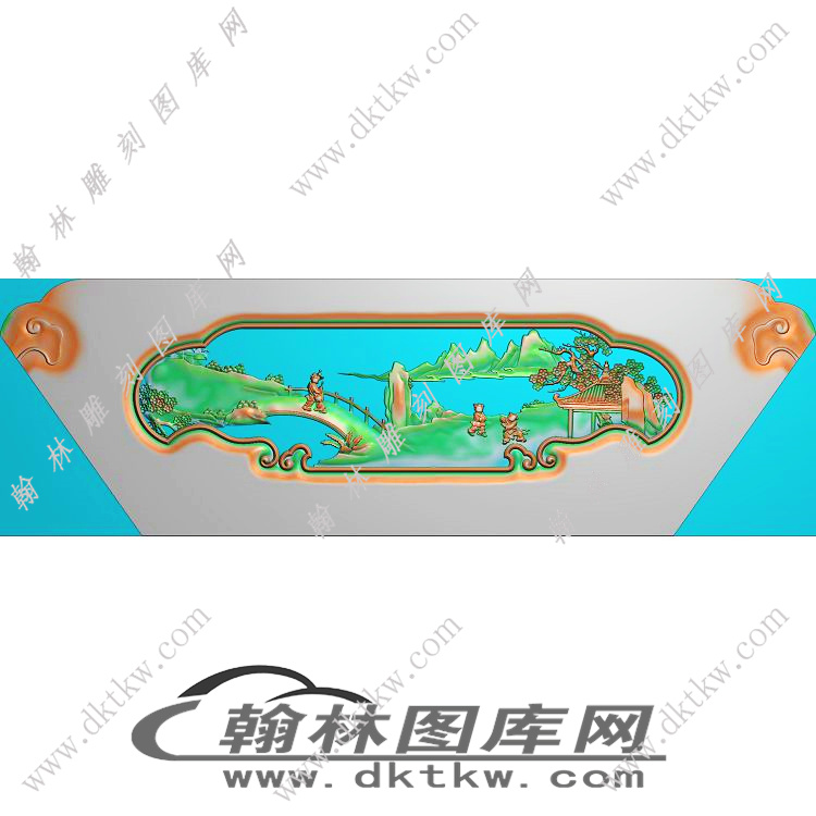 正脑精雕图（EDG-1068）展示