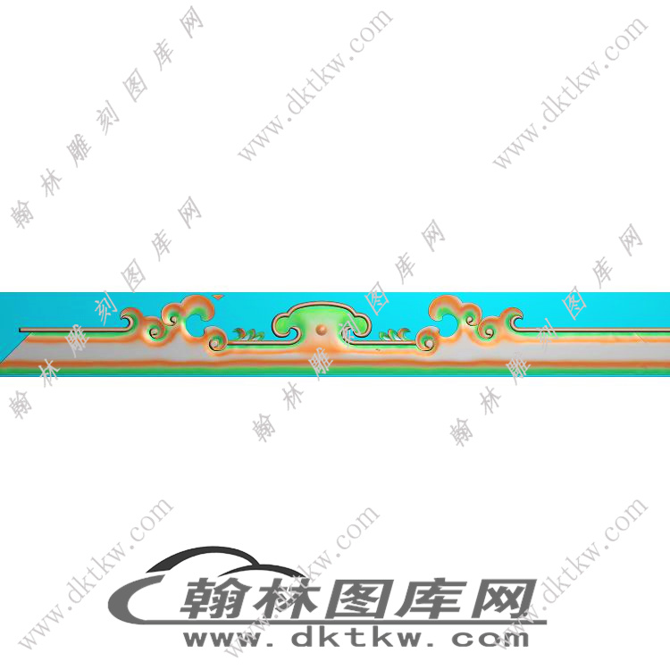 扶手短直精雕图（EDG-299）展示