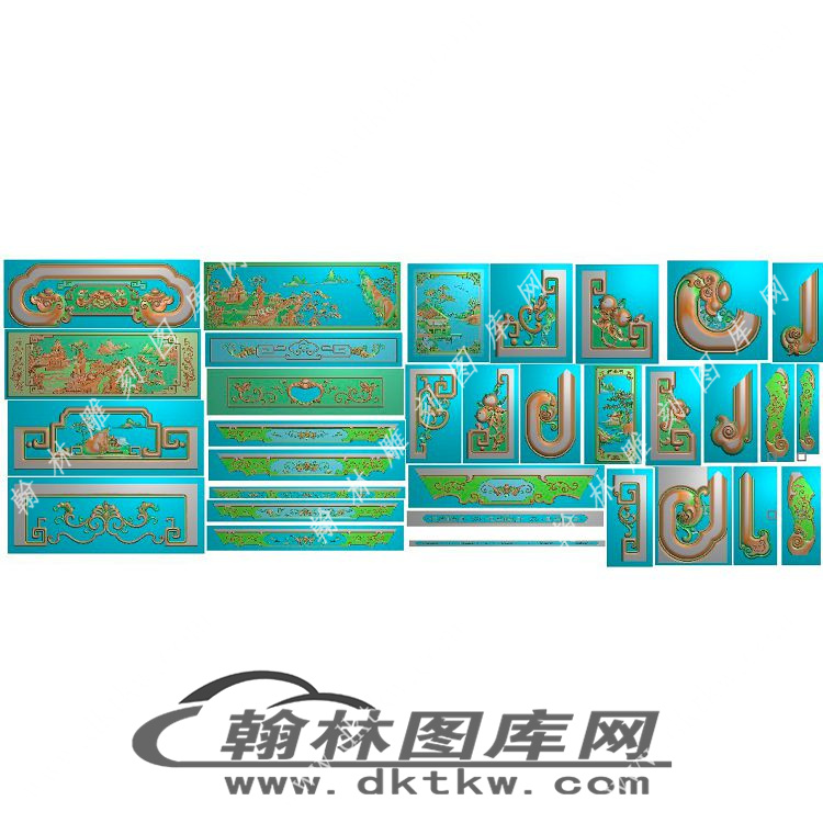 吉祥沙发精雕图（EDG-1244）展示