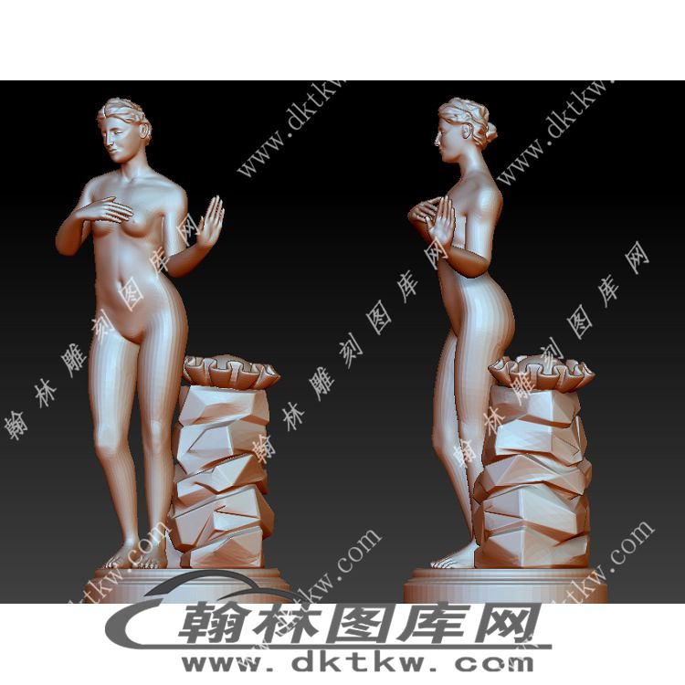 裸之舞立体圆雕图（YDS-629）展示