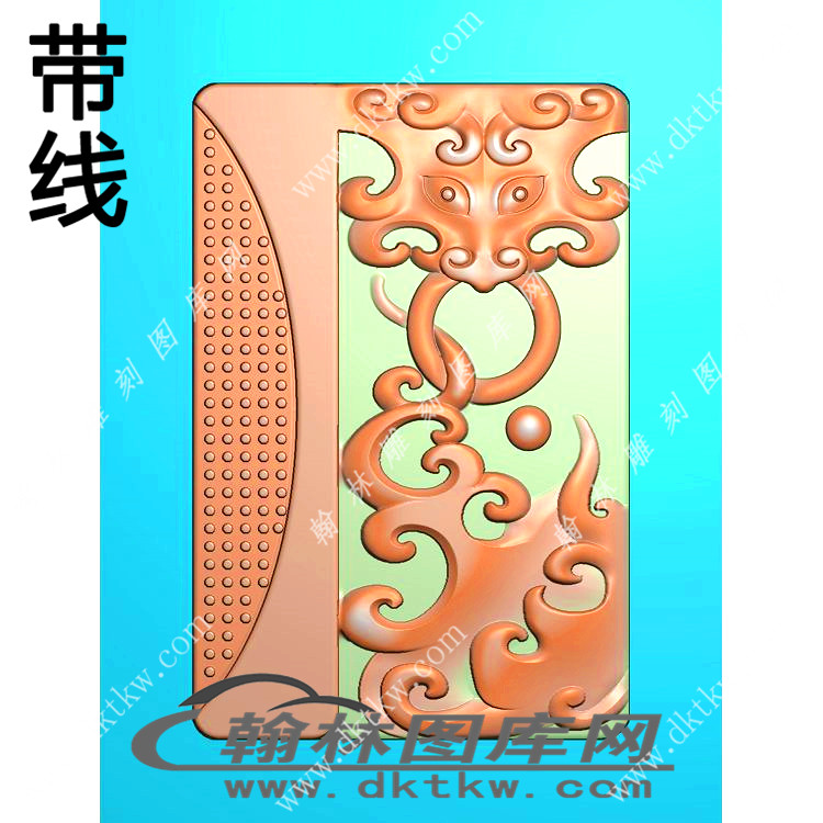 仿古牌精雕图（XJD-102）展示