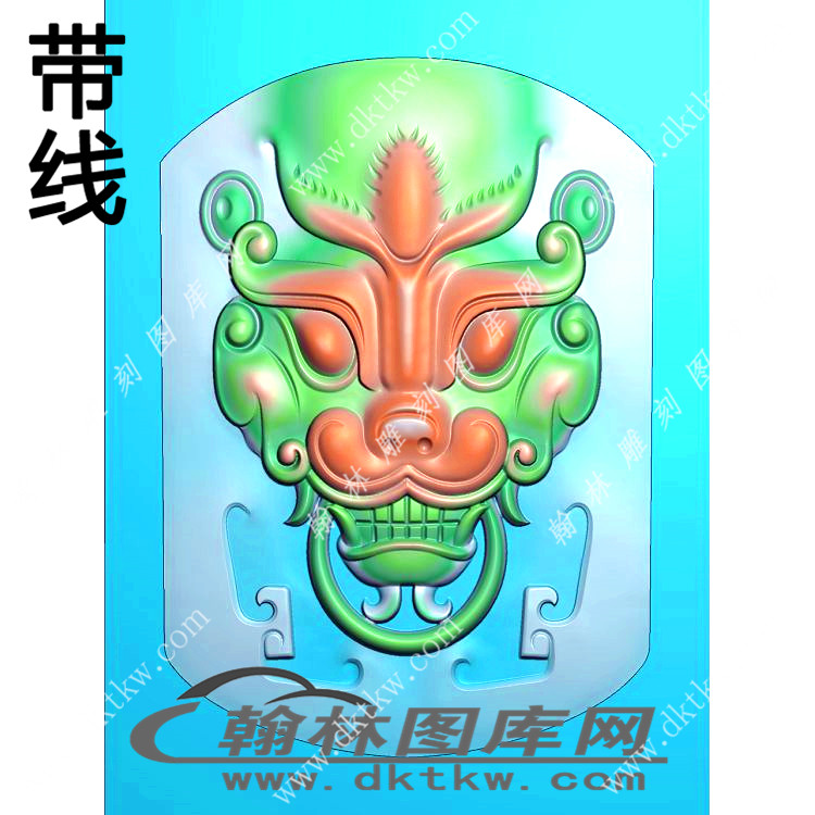 仿古兽精雕图（XJD-112）展示