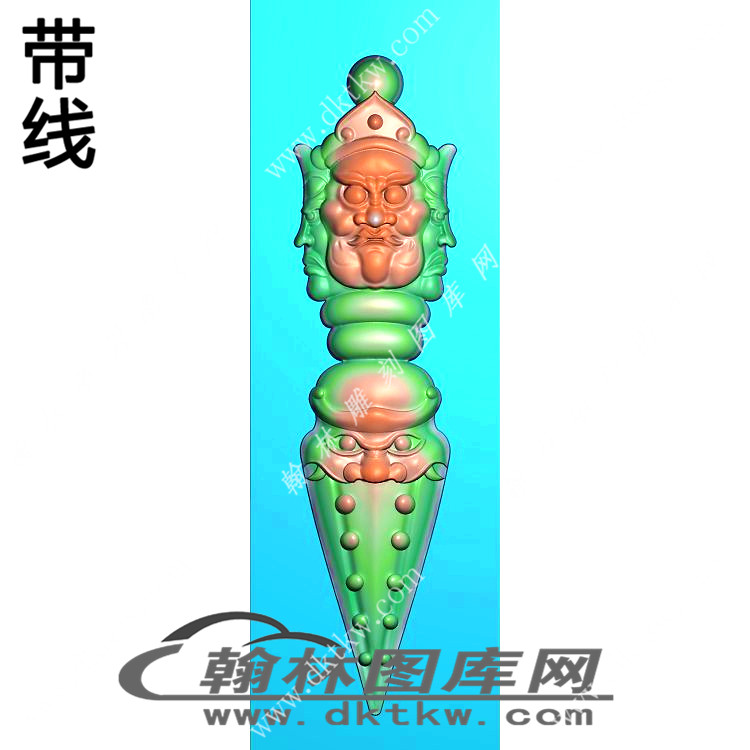 金刚杵精雕图（XJD-186）展示