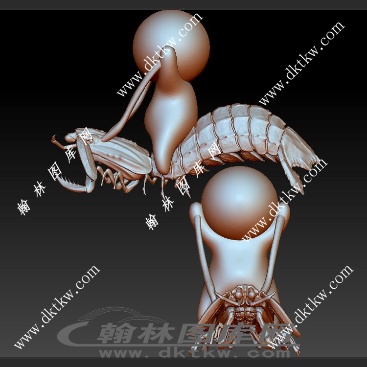 皮皮虾，我们走立体圆雕图（SKT-169）展示