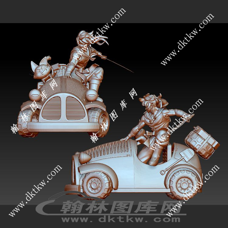 七龙珠尤马立体圆雕图（DWG-051）展示