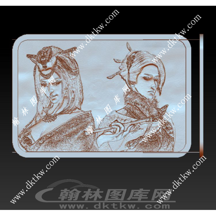 秦时明月立体圆雕图（RNG-211）展示