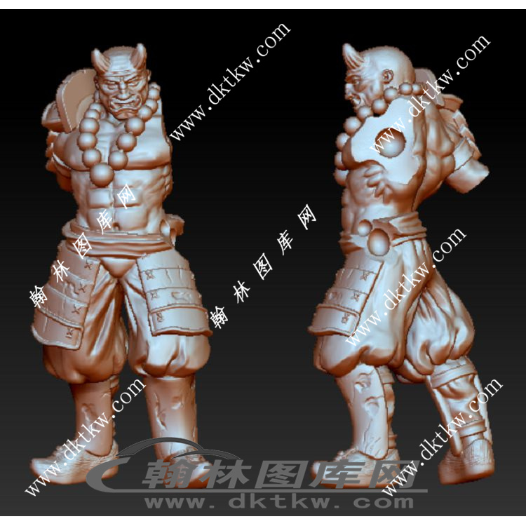 无手臂人物立体圆雕图（RNG-410）展示