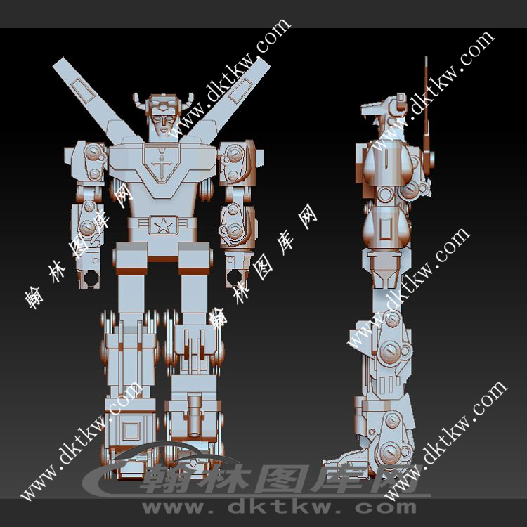 战神金刚立体圆雕图（SKT-586）展示