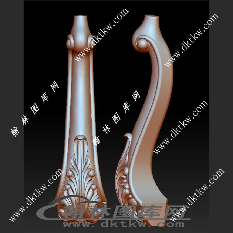 茶几脚立体圆雕图（OMG-031）展示