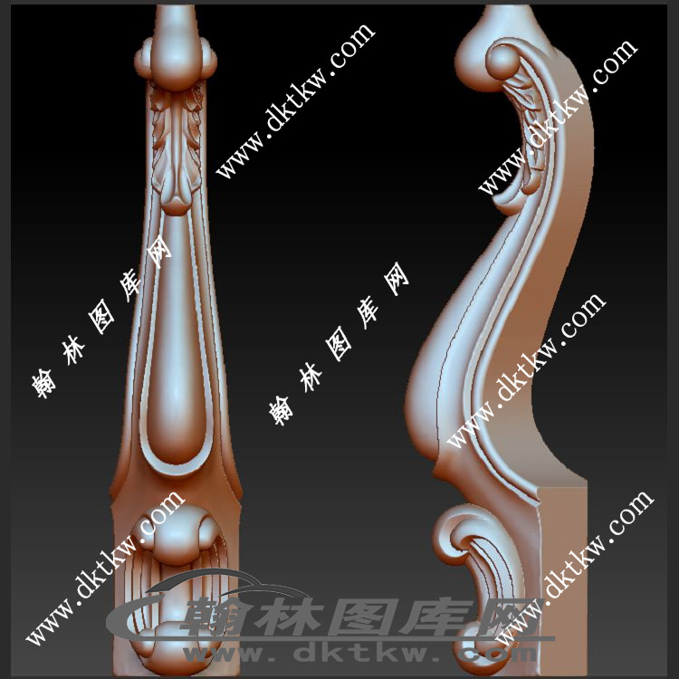 长几脚立体圆雕图（OMG-173）展示