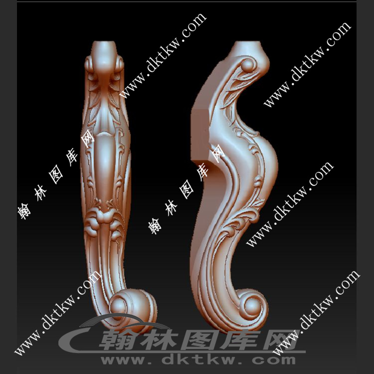 欧式脚立体圆雕图（OMG-036）展示