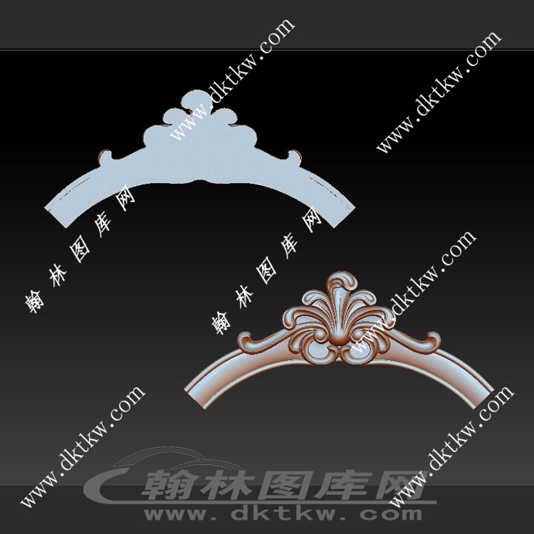 床头花立体圆雕图（OMG-012）展示