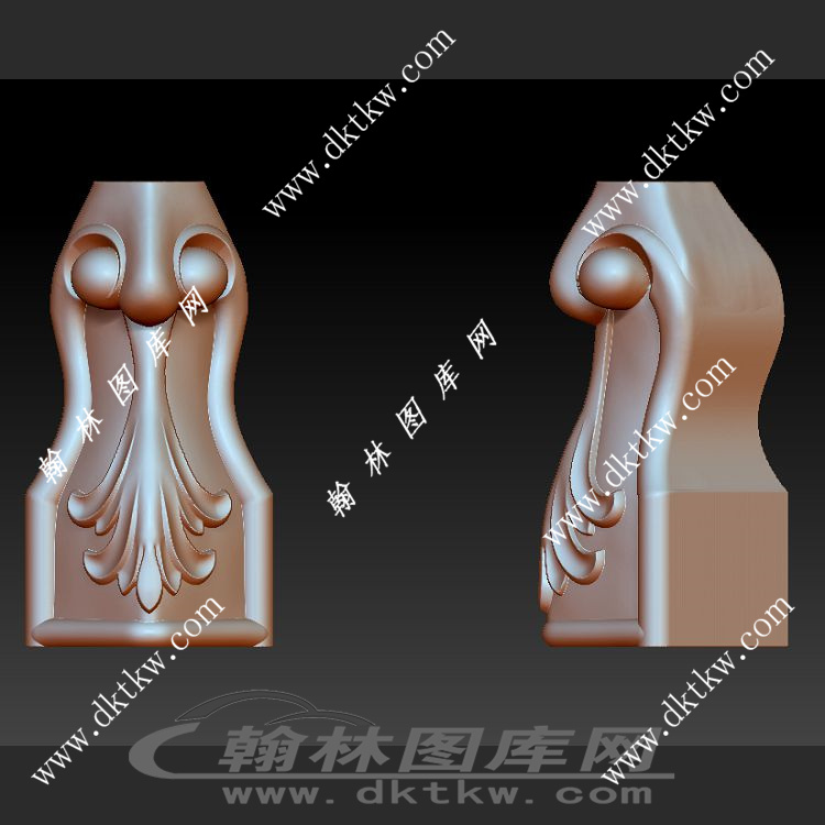 简单小脚立体圆雕图（OMG-138）展示