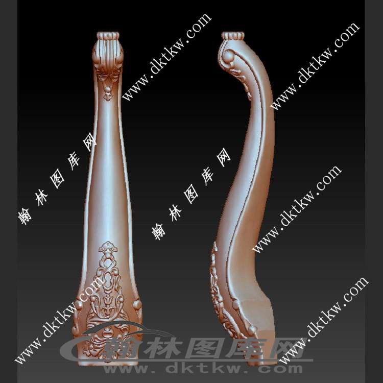 脚立体圆雕图（OMG-142）展示