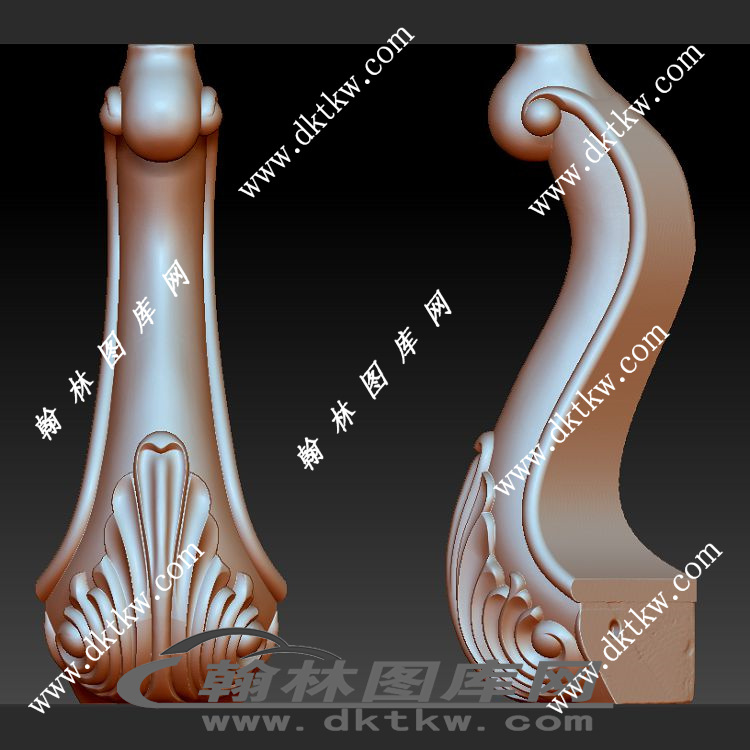 脚立体圆雕图（OMG-178）展示