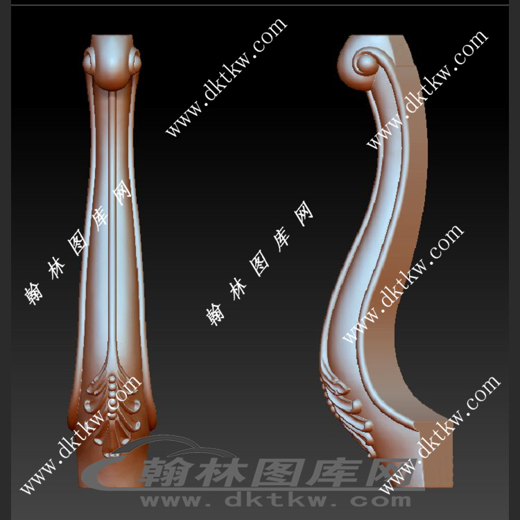 角几脚立体圆雕图（OMG-002）展示