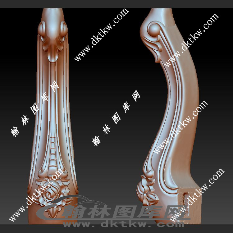 小脚立体圆雕图（OMG-197）展示