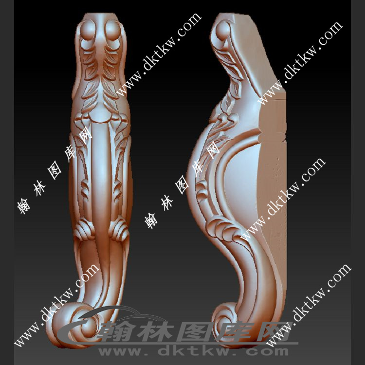 小沙发腿立体圆雕图（OMG-289）展示