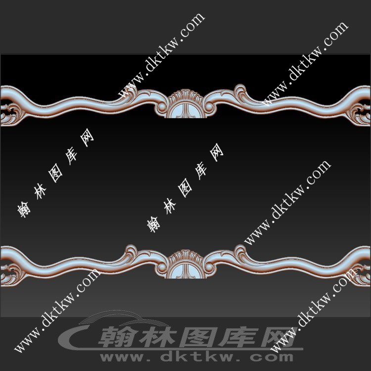 床尾下边立体圆雕图（OMG-158）展示