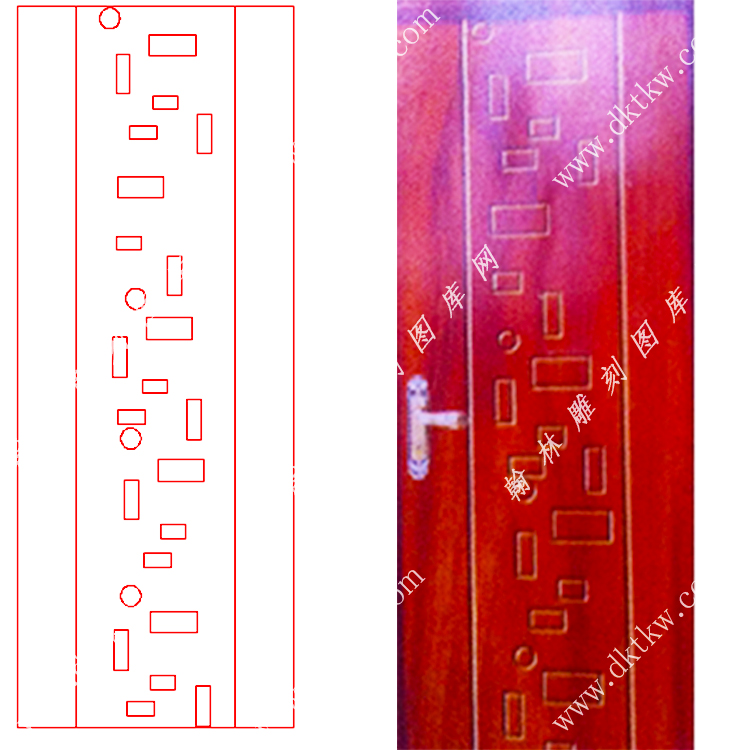 文泰木门精雕图（DK-538）展示