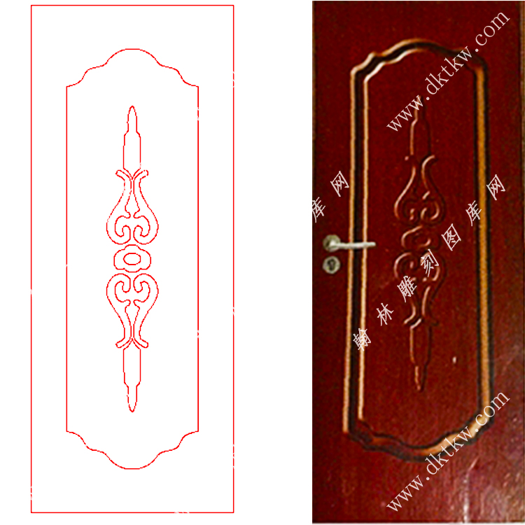 文泰木门精雕图（DK-545）展示