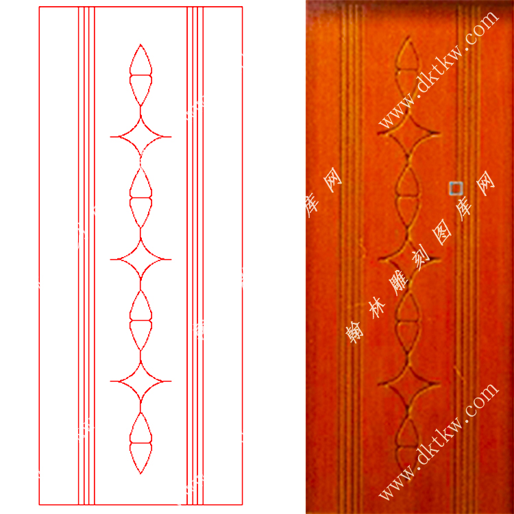 文泰木门精雕图（DK-548）展示